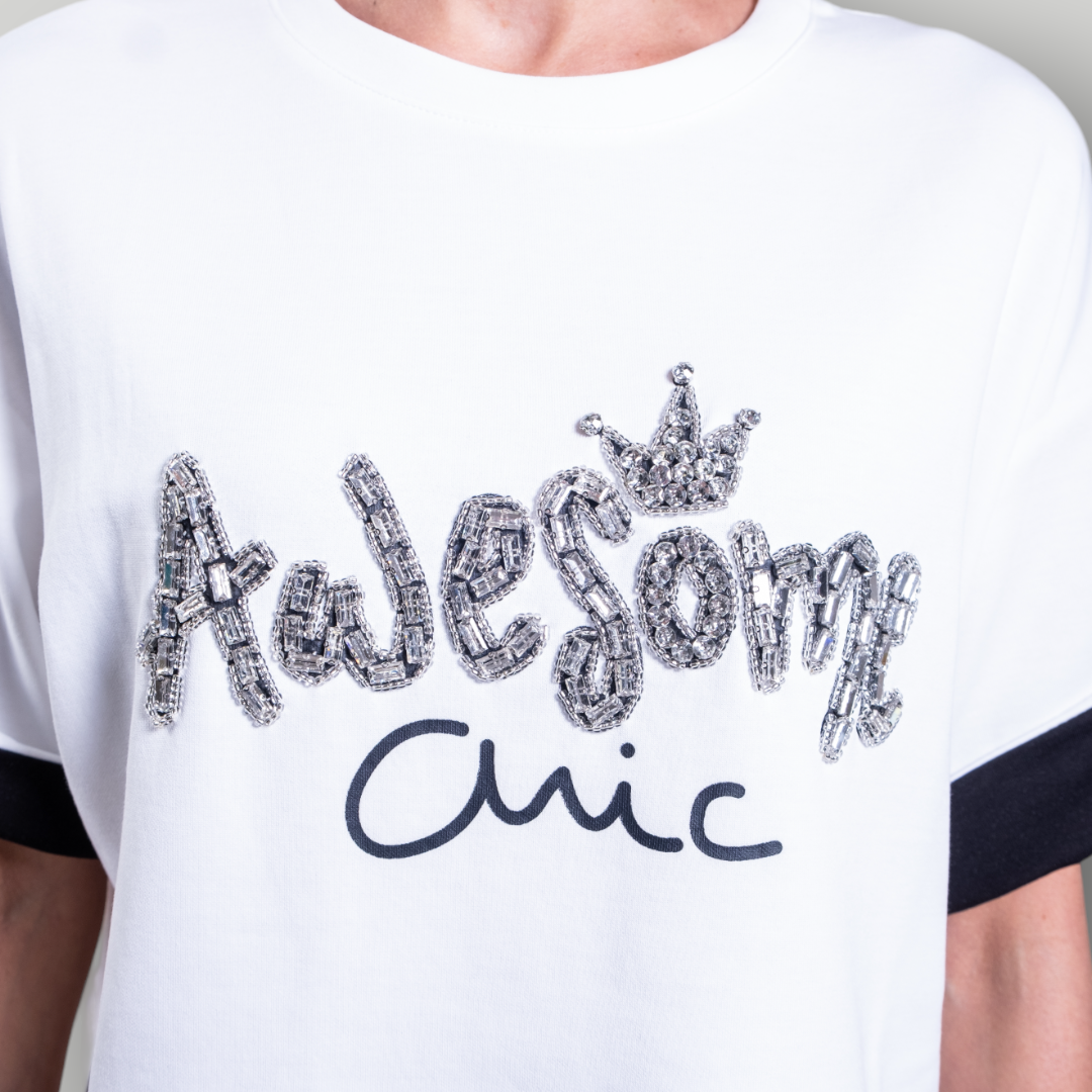 T-shirt "AWESOME CHIC" I  SCONTO -30%